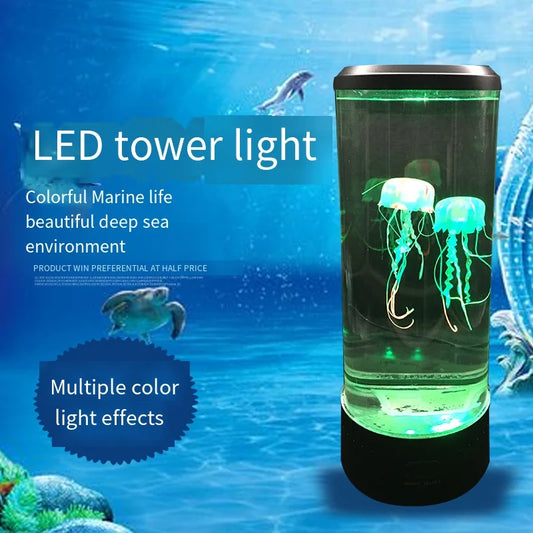 7-Color Jellyfish LED Lamp